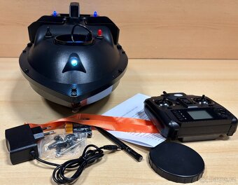 ČERNÁ Tříkomorová loďka GPS s baterií 12000mAh včetně obalu - 2