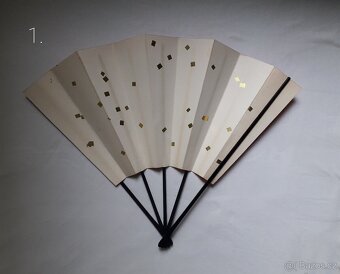 Japonské vějíře (s malbou/ kaligrafií) - 2
