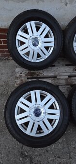 Alu kola R15, 4x108, Ford, zimní pneu 195/65 - 2