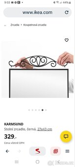 Zrcadlo Ikea KARMSUND - 2
