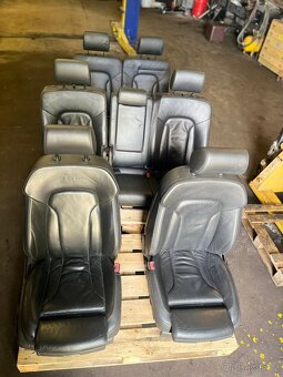 /// Sedačky Audi Q7 S-line kůže 2008 /// - 2