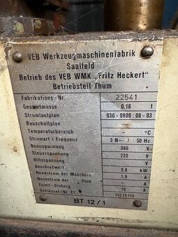 Stolní vrtačka na podstavci německé výroby - 2