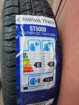 PNEU COMPASS TYRES 155/70/12C...1KS - 2