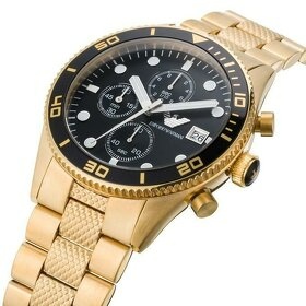 Pánské hodinky Armani Gold Stainless - 2