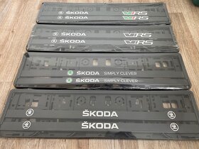 Podložky pod RZ Škoda sada 2ks - 2