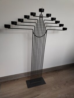 Originální kovový svícen 80 cm - 2