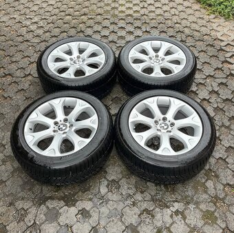 ALU KOLA R19 5X120, ORIGINÁL BMW X5 / X6, ZIMNÍ PNEU 7MM - 2