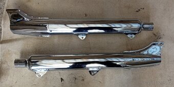 Harley Davidson výfuky fishtail pro softail FLSTS/C - 2