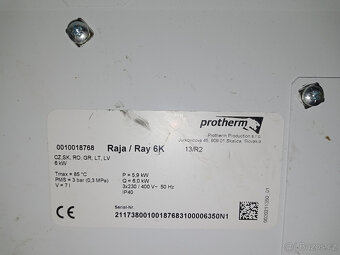 Elektrokotel Protherm 6kW a 12 Kw - 2