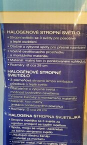 Nové halogenové stropní světlo - 2