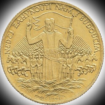 3 dukátová medaile 1929, 1000 výročí smrti svat. Václava - 2