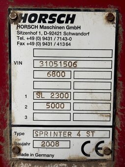 Horsch Sprinter 4 ST - 2