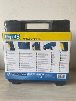 Horkovzdušná pistole Rapid Accelerator 2000 sada v kufříku - 2