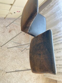 Barové židle kožené - 2