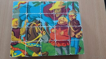 Retro dřevěné kostky Pohádky - 2