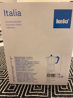 ☕ Moka konvička Kela Italia – 3 šálky (nová, nepoužitá) - 2