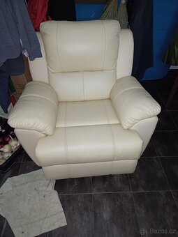 Rozkladaci kreslo kozene - 2