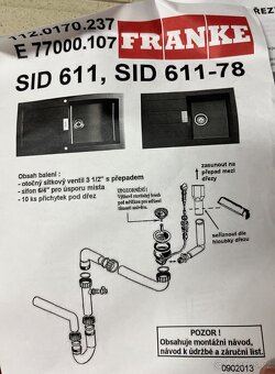 Dřez Franke tectonite béžová - 2