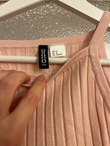 Růžový top H&M - 2