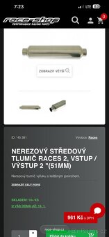 Výfukové tlumiče - 2