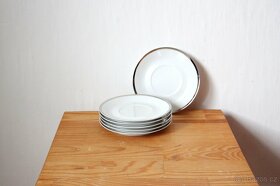 Vintage postříbřené talířky pod hrnečky - 2