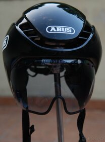 Časovkařská přilba Abus GameChanger TT shiny black - 2
