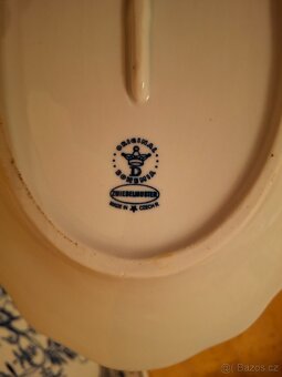 Original Bohemia ZWIEBELMUSTER porcelán - cibulák - 2