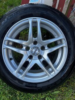 ALU kola 5x100 57,1 ET 35 r14 s pneu 165/70 NEXEN - 2