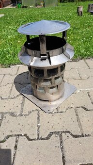 Komínová stříška nerez - 2