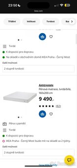 Postel s matraci IKEA - 2