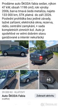 Škoda Fabia Sedan, 2006, motor 1.2 a 47kW - 2