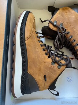Hnědá pánská kotníková obuv Geox Spherica Actif X2 vel. 39 - 2