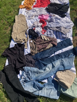 Prodám set oblečení po těhotenství vel. 38/40 - 2