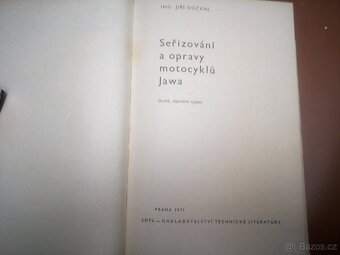 Seřizování a opravy motocyklů Jawa-J. Dočkal 1971 - 2