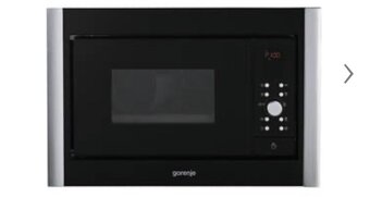 Vestavná mikrovlná trouba Gorenje BM 5240 AX černá/nerez - 2