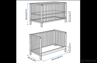 Prodám dětskou postýlku IKEA GULLIVER - 2