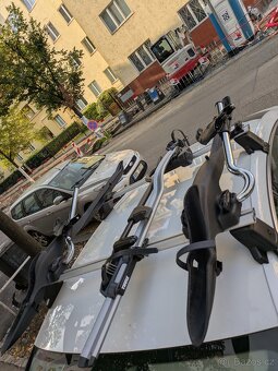 3× střešní nosič na kolo – 2× AUDI, 1× THULE 598 - 2
