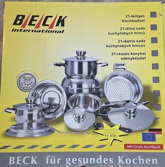 Sada BECK nerez nádobí 21 dílů pro indukci - 2