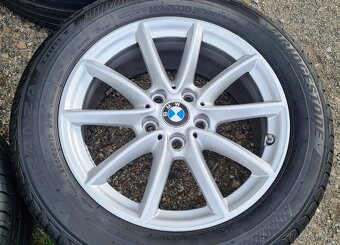 Orig. letní kola BMW X1, 5x112 Bridgestone 225/55R17, 7mm - 2