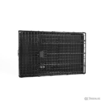 Skládací kovová drátěná klec pro psy D 106 x Š 70 x V 76 - 2