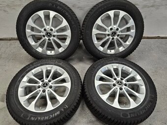 ZIMNÍ KOMPLET MERCEDES 17 5X112 ET38 6,5J + 215/60 - 2