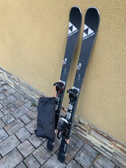 Dětský skialp set Fischer: lyže 140cm, vázání, pásy - 2