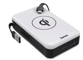 Powerbanka Hama 6000mAh, QI bezdrátové nabíjení - 2