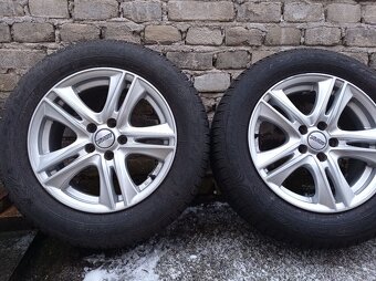 Sada alu kol + pneu Škoda Octavia I - 2