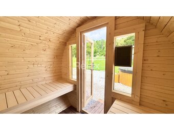 Zahradní sudová sauna 2 m Premium - 2