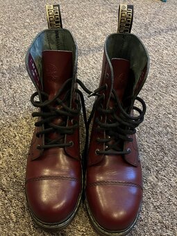 Steel boty 8 dírek 113/114/AL/KEN/FULL bordó - bez ocel. Ško - 2