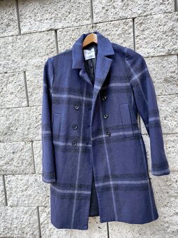 Jarní vlněný kabát mango S - 2