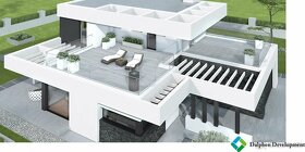 Exkluzivní prodej pozemku s výstavbou luxusní vily s garáží  - 2
