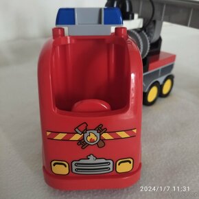 Lego duplo 10592 - hasičské auto, hasiči - 2