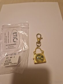 Přívěsek (klíčenka) na klíče - kabelka s hodinkami - 2
